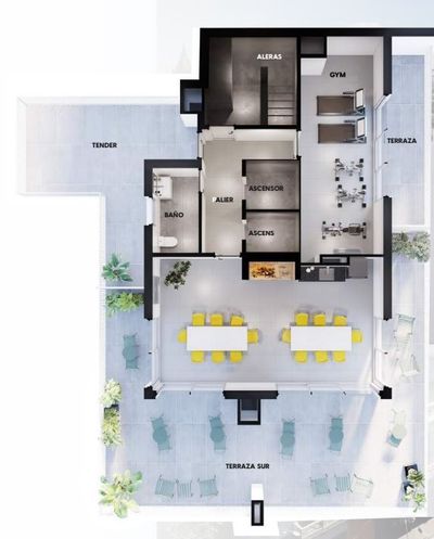 Plano Planta Piso 12 — Miraf Arenal